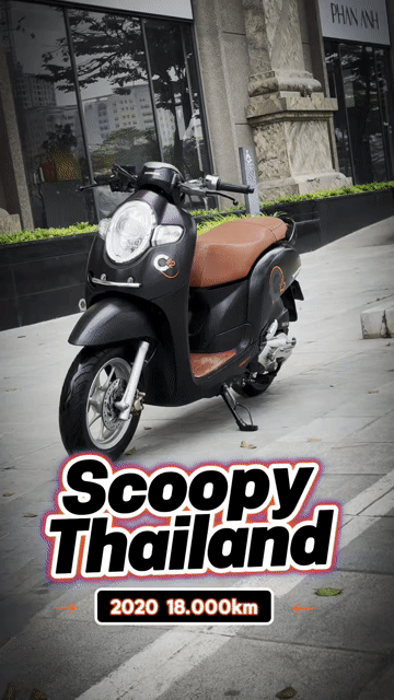 Honda Scoopy nhập Thái siêu chất lượng 29B1. Mua bán Xe máy tại Quận Ba Đình Hà Nội được đăng bởi Xe Máy Nam Thi hình 1