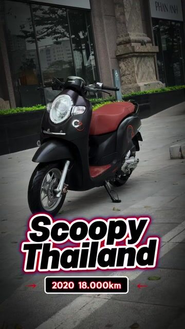 Honda Scoopy nhập Thái siêu chất lượng 29B1. Mua bán Xe máy tại Quận Ba Đình Hà Nội được đăng bởi Xe Máy Nam Thi hình 1
