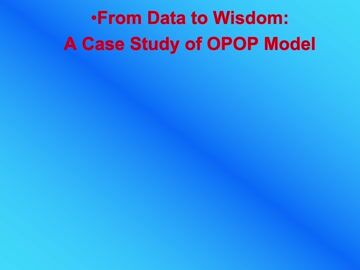 The OPOP model
