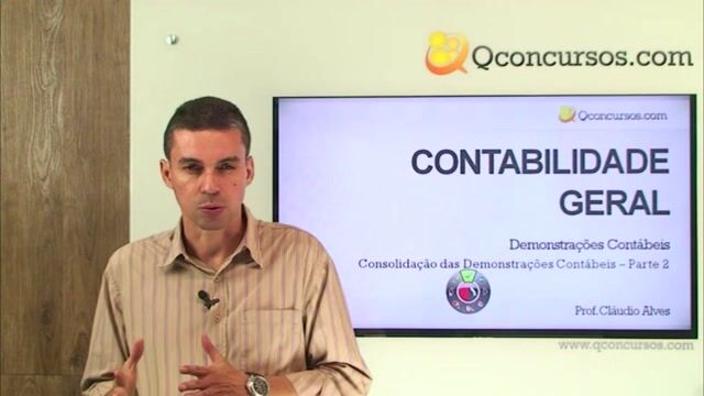 Consolidação das Demonstrações Contábeis - Parte 2