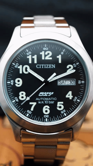 Citizen OXY NH6990-58EB Nam Quân Đội 100m. Mua bán Đồng hồ tại Quận 3 Tp Hồ Chí Minh được đăng bởi Đồng Hồ Nội Địa Nhật hình 1