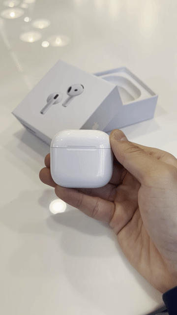 Tai nghe Apple Airpods 4 Trắng. Mua bán Tivi, Âm thanh tại Quận Thanh Xuân Hà Nội được đăng bởi Mạnh Đức hình 1
