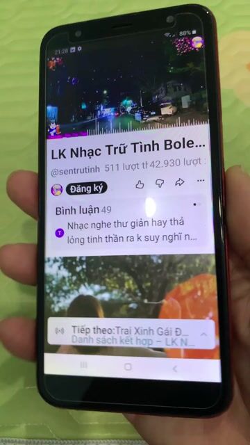 Samsung J6+ 3GB/32GB Đỏ. Mua bán Điện thoại tại Thành phố Thủ Dầu Một Bình Dương được đăng bởi thaibinh hình 1