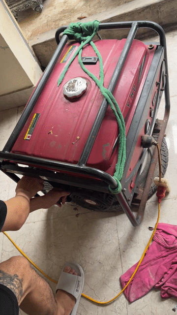 Máy phát điện Yihu YH6500-II Đỏ 5.5KW. Mua bán Nội thất, đồ gia dụng khác tại Huyện An Dương Hải Phòng được đăng bởi Hải sơn hình 1