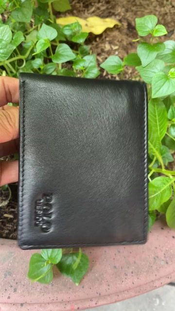 Ví da Polo Nam Da Đen. Mua bán Túi xách tại Thành phố Bến Tre Bến Tre được đăng bởi Shop Da Thật hình 1