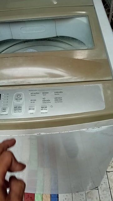 Máy giặt Samsung 9kg Trắng . Mua bán Máy giặt tại Huyện Châu Phú An Giang được đăng bởi Cao Giang hình 1