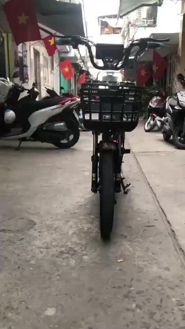 Xe đạp điện ASAMA màu Đỏ. Mua bán Xe điện tại Quận Bình Tân Tp Hồ Chí Minh được đăng bởi Thùy Trang hình 1