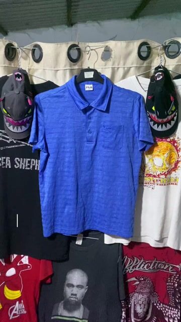 Áo thun có cổ Fila Nam size M. Mua bán Quần áo tại Quận Bình Tân Tp Hồ Chí Minh được đăng bởi Khánh 2Hand Si Tuyển hình 1