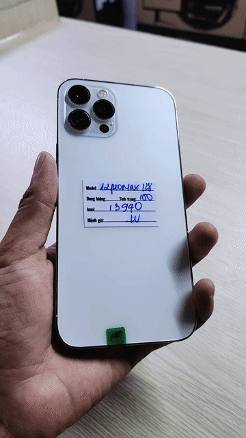 Apple iPhone 12 Pro Max Trắng. Mua bán Điện thoại tại Thị xã Tân Uyên Bình Dương được đăng bởi Akc Góp Nợ Xấu Tân Uyên hình 1