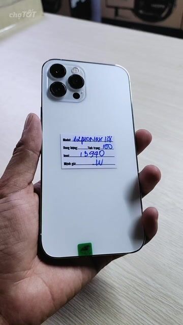 Apple iPhone 12 Pro Max Trắng. Mua bán Điện thoại tại Thị xã Tân Uyên Bình Dương được đăng bởi Akc Góp Nợ Xấu Tân Uyên hình 1