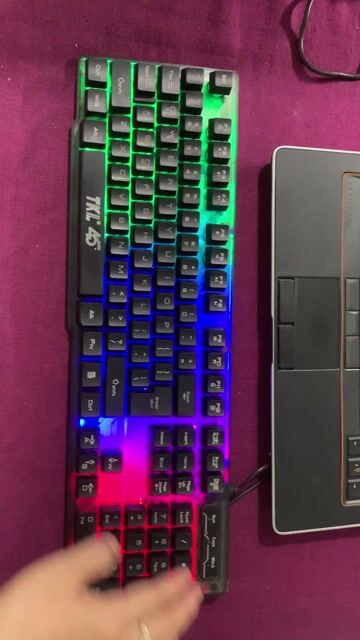 Bàn phím cơ TKL 45 Đen RGB. Mua bán Phụ kiện (Màn hình, Chuột...) tại Quận 10 Tp Hồ Chí Minh được đăng bởi Vi Tính Quận 10 hình 1