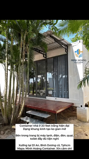 Container 20 feet để ở có toilet kèm video. Mua bán Đồ dùng văn phòng tại Thành phố Dĩ An Bình Dương được đăng bởi Minh Hoàng Container hình 1