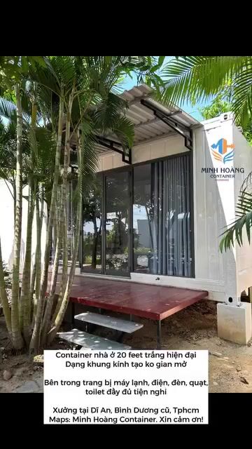 Container 20 feet để ở có toilet kèm video. Mua bán Đồ dùng văn phòng tại Thành phố Dĩ An Bình Dương được đăng bởi Minh Hoàng Container hình 1