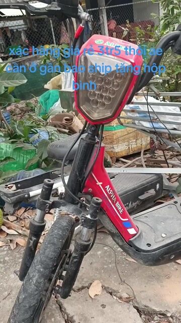 Xe đạp điện Alpha Bike Đỏ. Mua bán Xe đạp tại Huyện Tháp Mười Đồng Tháp được đăng bởi Nguyễn Trường hình 1