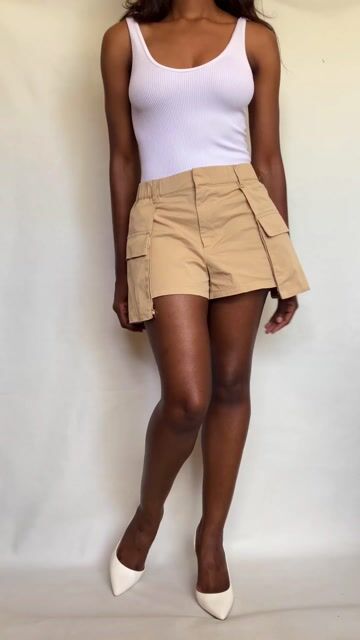 Zara cargo skort