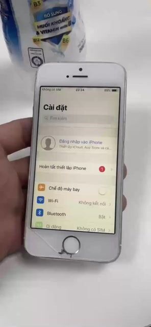 iphone 5s lock, vỡ màn hình nhẹ (ib deal giá). Mua bán Điện thoại tại Quận Cầu Giấy Hà Nội được đăng bởi Quang hình 1