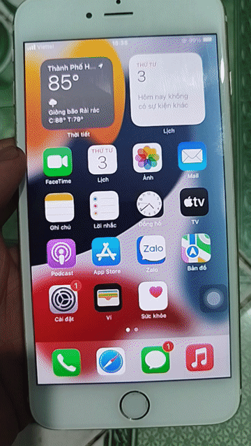 Apple iPhone 6s Plus 32GB Vàng hồng Mất vân tay. Mua bán Điện thoại tại Thành phố Thủ Đức Tp Hồ Chí Minh được đăng bởi Thanh Ly SD hình 1