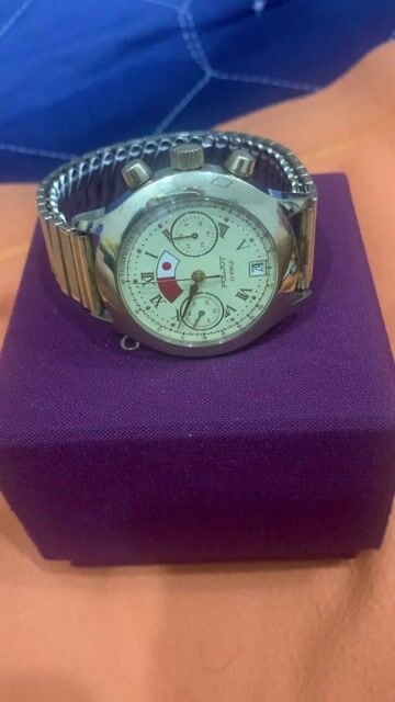 Đồng hồ Poljot 23jewel Chronograph Vàng Nguyên zin. Mua bán Đồng hồ tại Quận 12 Tp Hồ Chí Minh được đăng bởi uy tín và chất lượng hình 1
