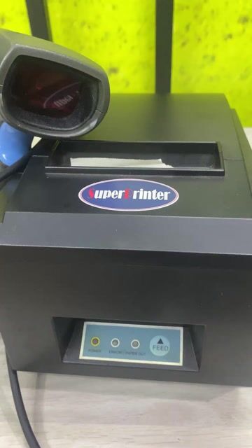 Máy in hóa đơn SuperPrinter Đen. Mua bán Đồ dùng văn phòng tại Quận Gò Vấp Tp Hồ Chí Minh được đăng bởi Nguyễn  thi Huy ên trân  hình 1
