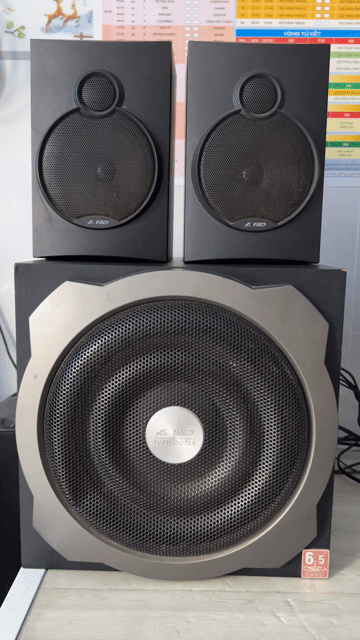 Loa vi tính F&D Đen 2.1 sub 20" đập như boom. Mua bán Tivi, Âm thanh tại Thành phố Cà Mau Cà Mau được đăng bởi UYVU PC hình 1