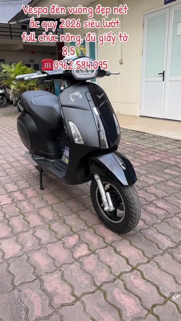Xe máy điện Piaggio Vespa 2025 Đen nhám. Mua bán Xe máy tại Quận Bắc Từ Liêm Hà Nội được đăng bởi Xe điện Bình Phương hình 1