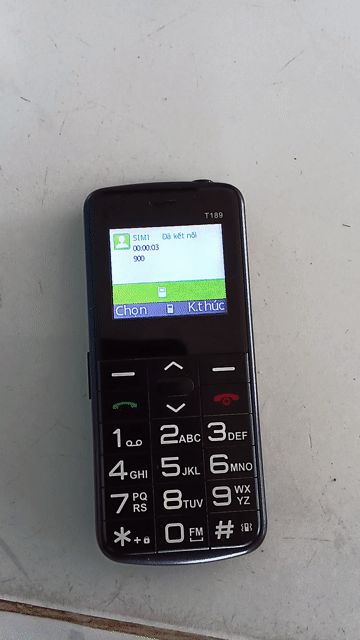 Điện thoại T189 Đen 2 SIM. Mua bán Điện thoại tại Huyện Phú Tân Cà Mau được đăng bởi HUY THÁI hình 1