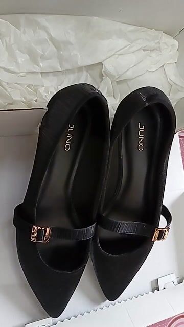Giày búp bê Juno Nữ Đen size 36. Mua bán Giày dép tại Quận Ba Đình Hà Nội được đăng bởi Linh Hoa hình 1