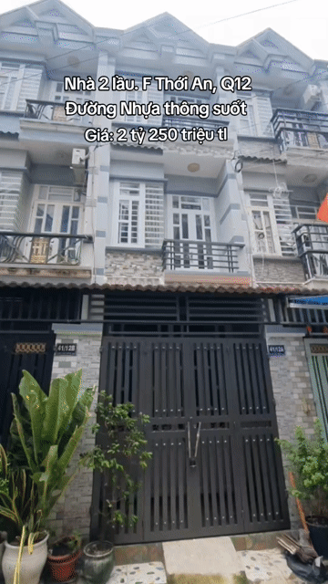 Mua bán Nhà ở Quận 12 Tp Hồ Chí Minh diện tích 32 m² giá 2,25 tỷ