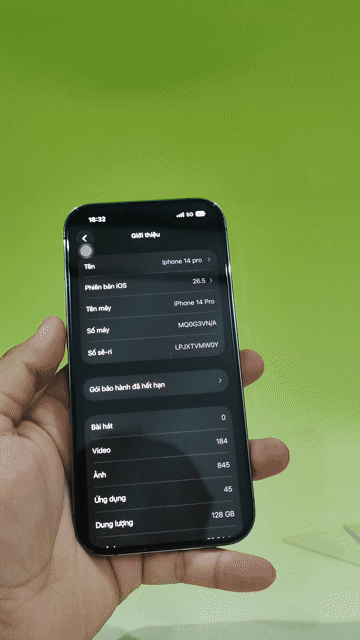 Apple iPhone 14 Pro 128GB Đen 85%. Mua bán Điện thoại tại Huyện Chơn Thành Bình Phước được đăng bởi ĐỨC TRUNG STORE  hình 1
