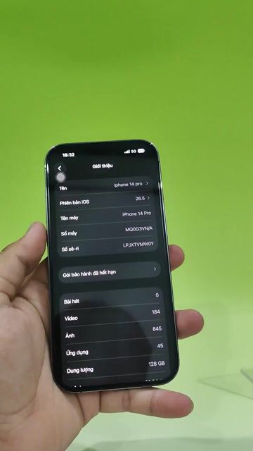 Apple iPhone 14 Pro 128GB Đen 85%. Mua bán Điện thoại tại Huyện Chơn Thành Bình Phước được đăng bởi ĐỨC TRUNG STORE  hình 1