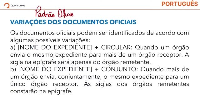 Redação Oficial em Quinze Passos - Aula 09