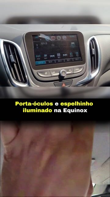 Porta-óculos e espelhinho iluminado na Equinox