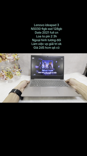 Lenovo Ideapad 3 N5030 4GB/128GB date 2021. Mua bán Laptop tại Quận 6 Tp Hồ Chí Minh được đăng bởi Máy Tính Bảo Ngọc hình 1