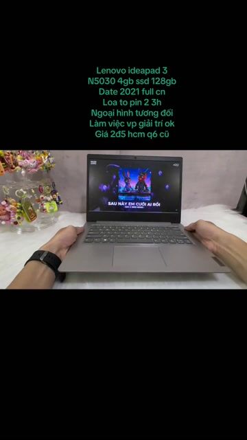 Lenovo Ideapad 3 N5030 4GB/128GB date 2021. Mua bán Laptop tại Quận 6 Tp Hồ Chí Minh được đăng bởi Máy Tính Bảo Ngọc hình 1