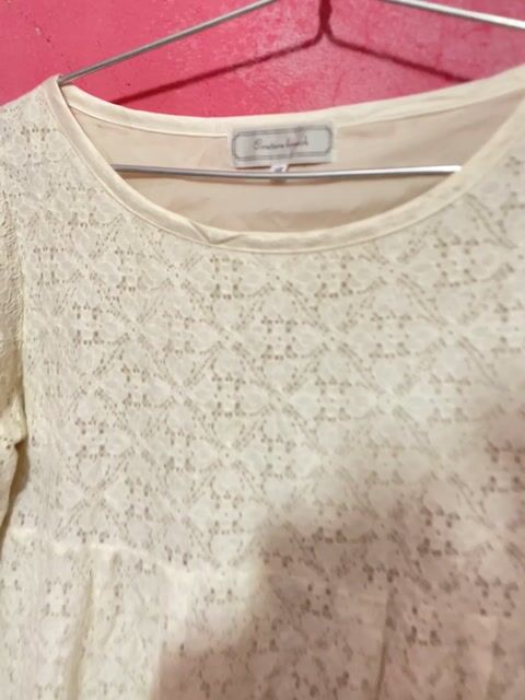 Đầm Babydoll Nữ Ren Trắng Kem Thanh Lịch. Mua bán Quần áo tại Thị xã Tân Uyên Bình Dương được đăng bởi Bảo Ngọc hình 1