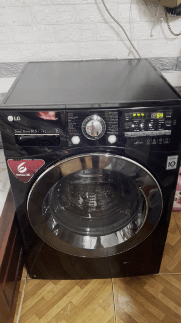 Máy giặt sấy LG 10.5kg/7kg Inverter Đen. Mua bán Máy giặt tại Quận Thanh Xuân Hà Nội được đăng bởi Tên chưa cung cấp hình 1