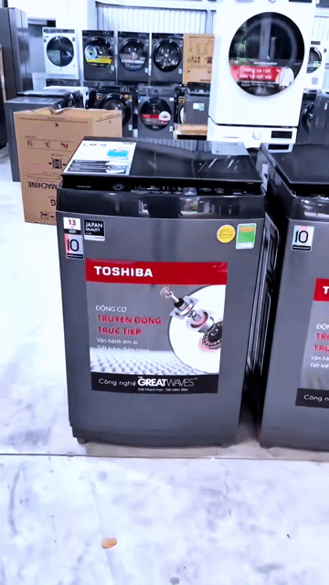 Máy giặt Toshiba CỬA TRÊN 10KG - GÓP TƯ NHÂN. Mua bán Máy giặt tại Quận 1 Tp Hồ Chí Minh được đăng bởi THIỆN ĐIỆN MÁY TRẢ GÓP  hình 1