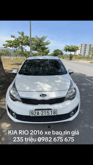 KIA RIO 2016 Số sàn Trắng. Mua bán Ô tô tại Huyện Hòa Vang Đà Nẵng được đăng bởi TRƯỜNG XUÂN hình 1