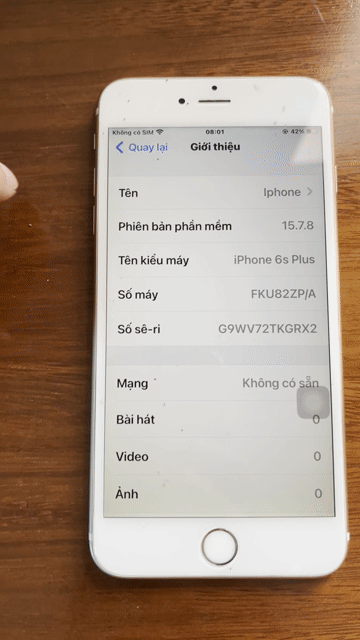 iPhone 6s Plus 64GB Vàng. Mua bán Điện thoại tại Huyện Đan Phượng Hà Nội được đăng bởi Nguyễn Huy hình 1
