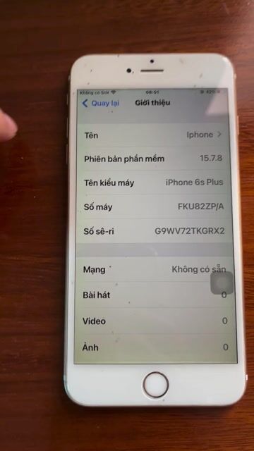 iPhone 6s Plus 64GB Vàng. Mua bán Điện thoại tại Huyện Đan Phượng Hà Nội được đăng bởi Nguyễn Huy hình 1