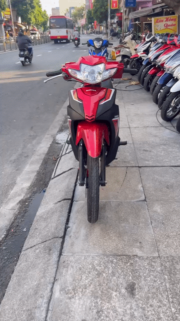 Honda Wave Black 2019 Đỏ Đã sử dụng. Mua bán Xe máy tại Quận Tân Phú Tp Hồ Chí Minh được đăng bởi Tuanduy hình 1