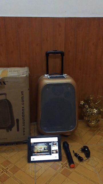 Loa kéo trợ giảng Soundmax M-6 Vàng đồng 80W. Mua bán Tivi, Âm thanh tại Quận Tân Bình Tp Hồ Chí Minh được đăng bởi AHuy hình 1