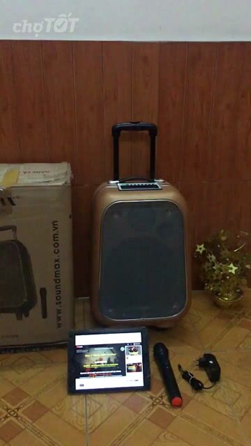 Loa kéo trợ giảng Soundmax M-6 Vàng đồng 80W. Mua bán Tivi, Âm thanh tại Quận Tân Bình Tp Hồ Chí Minh được đăng bởi AHuy hình 1