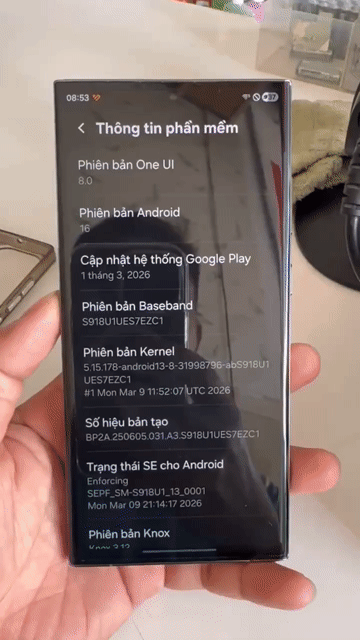 Samsung Galaxy S23 Ultra 5G 512GB Xám Mỹ. Mua bán Điện thoại tại Thị xã Bến Cát Bình Dương được đăng bởi Viên Nguyễn hình 1