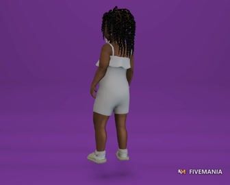 Kiara | Female Ped | Multiple Outfits | Optimized & Fivem Ready [Add-On] — video preview