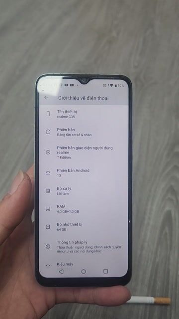 Realme C35 4GB/64GB Trắng. Mua bán Điện thoại tại Quận Nam Từ Liêm Hà Nội được đăng bởi phạm văn thanh hình 1
