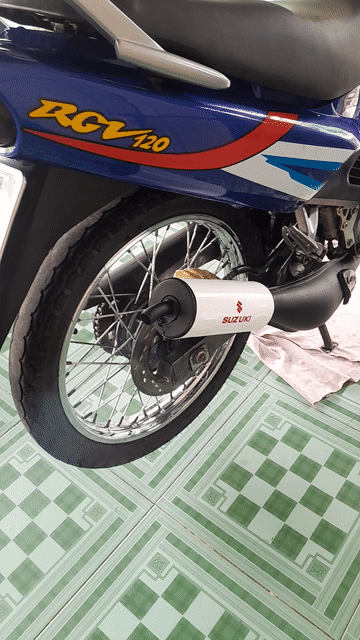 Suzuki Xipo 120 Xanh trắng 120cc. Mua bán Xe máy tại Quận Ô Môn Cần Thơ được đăng bởi Trần Thanh toàn hình 1