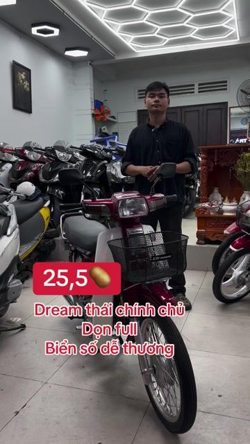 Honda Dream Thái 1996 chính chủ dọn zin new. Mua bán Xe máy tại Thành phố Thủ Đức Tp Hồ Chí Minh được đăng bởi Lê Hạnh hình 1