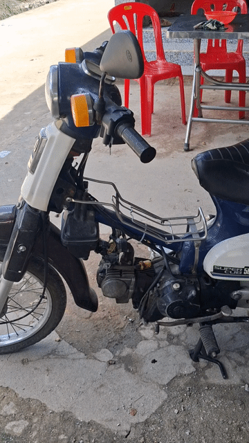 Honda Cub 1992 Xanh Trắng. Mua bán Xe máy tại Huyện Tịnh Biên An Giang được đăng bởi San hình 1
