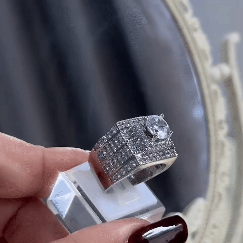 Nhẫn nam trắng xi kim cao cấp. Mua bán Phụ kiện thời trang khác tại Thành phố Hà Tiên Kiên Giang được đăng bởi PHỤ KIỆN TRANG SỨC HQ hình 1